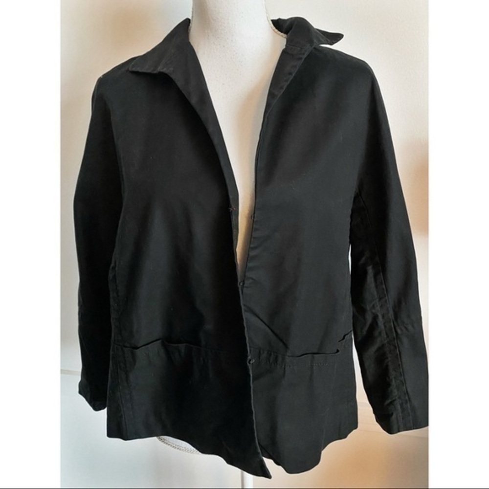 Lafayette 148 • Solid Black Lightweight Jacket - image 1